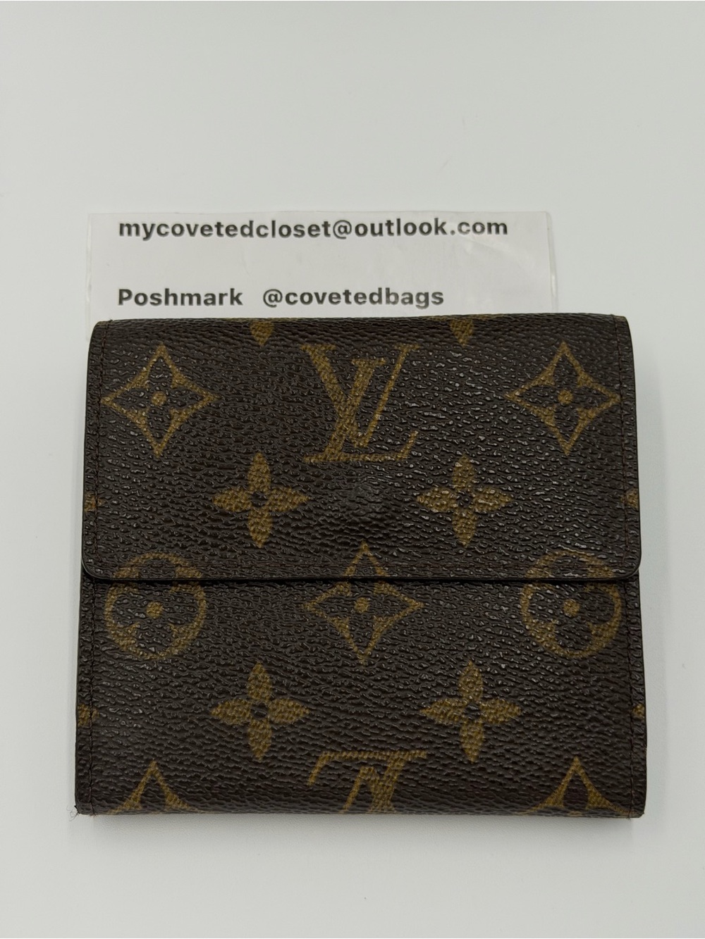 Louis Vuitton Monogram W-Hook Compact Wallet Great Condition w/Entrupy COA - Picture 5 of 15
